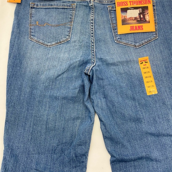 Ross Thomson Denim Jeans Blue Straight Stone Wash Western NWT Men's 38 W x 26* - Picture 5 of 13